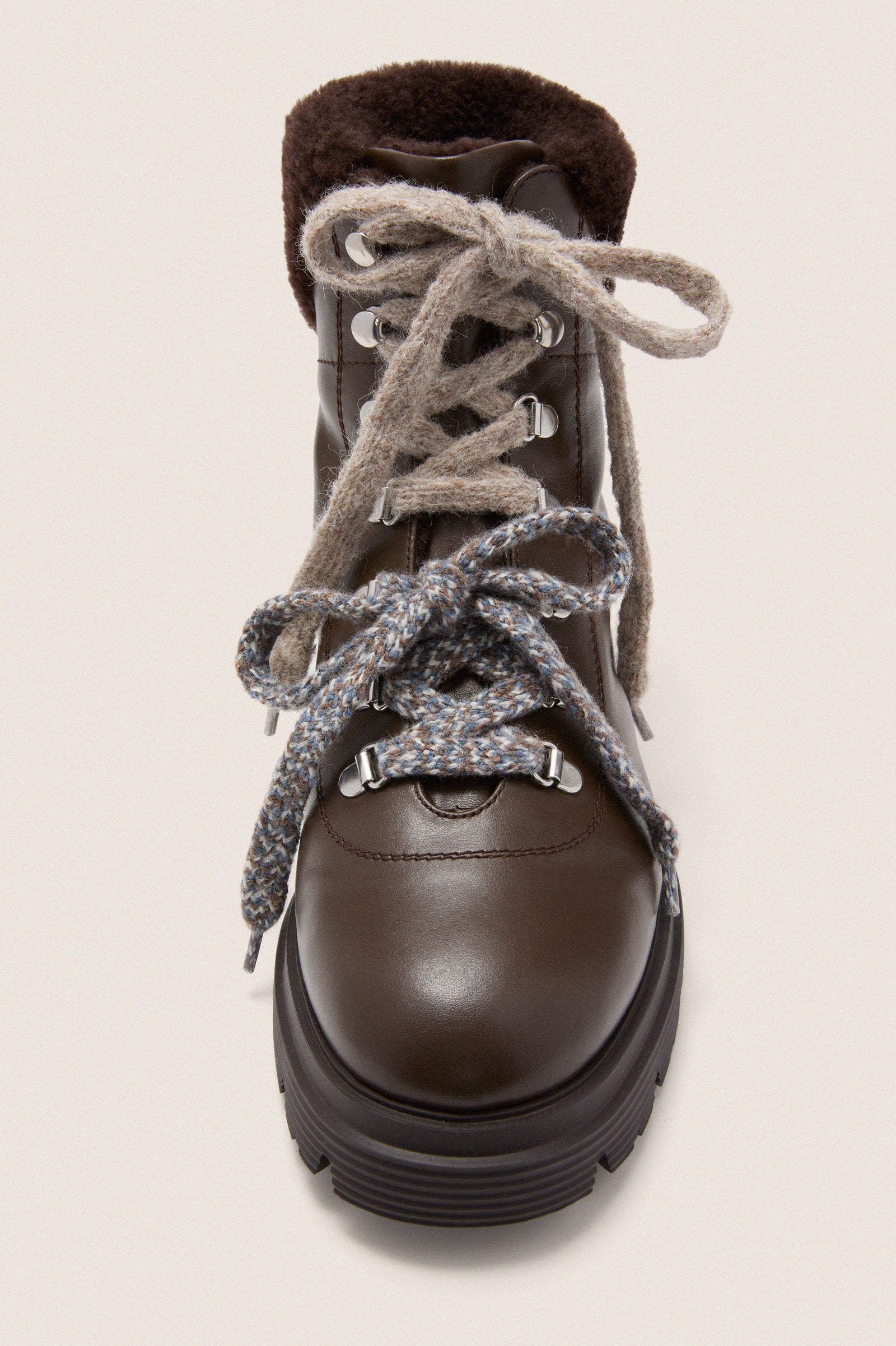 Walnut Hudson Lite Lace Up Booties