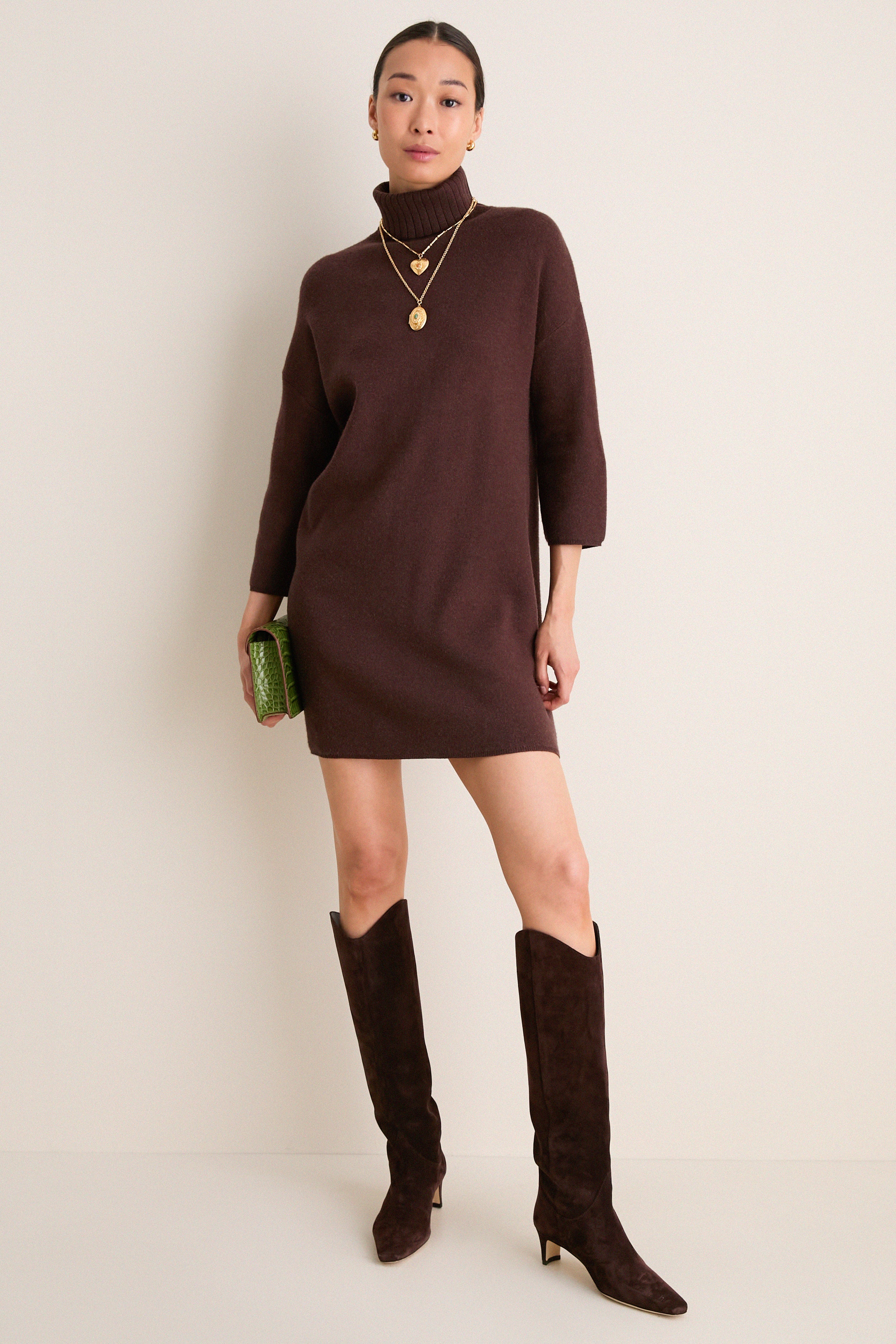 Chocolate Vivianne Dress | Pomander Place