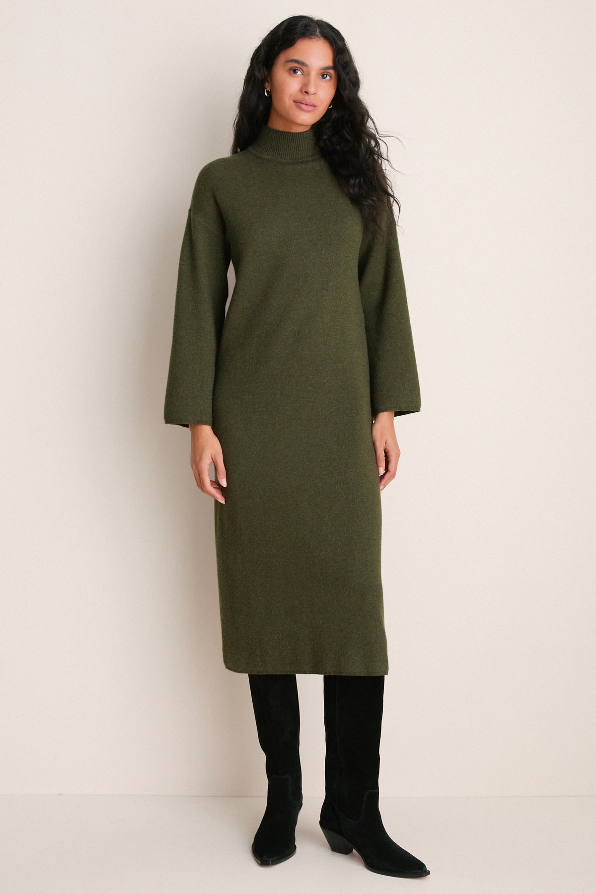 Olive Vivianne Midi Dress