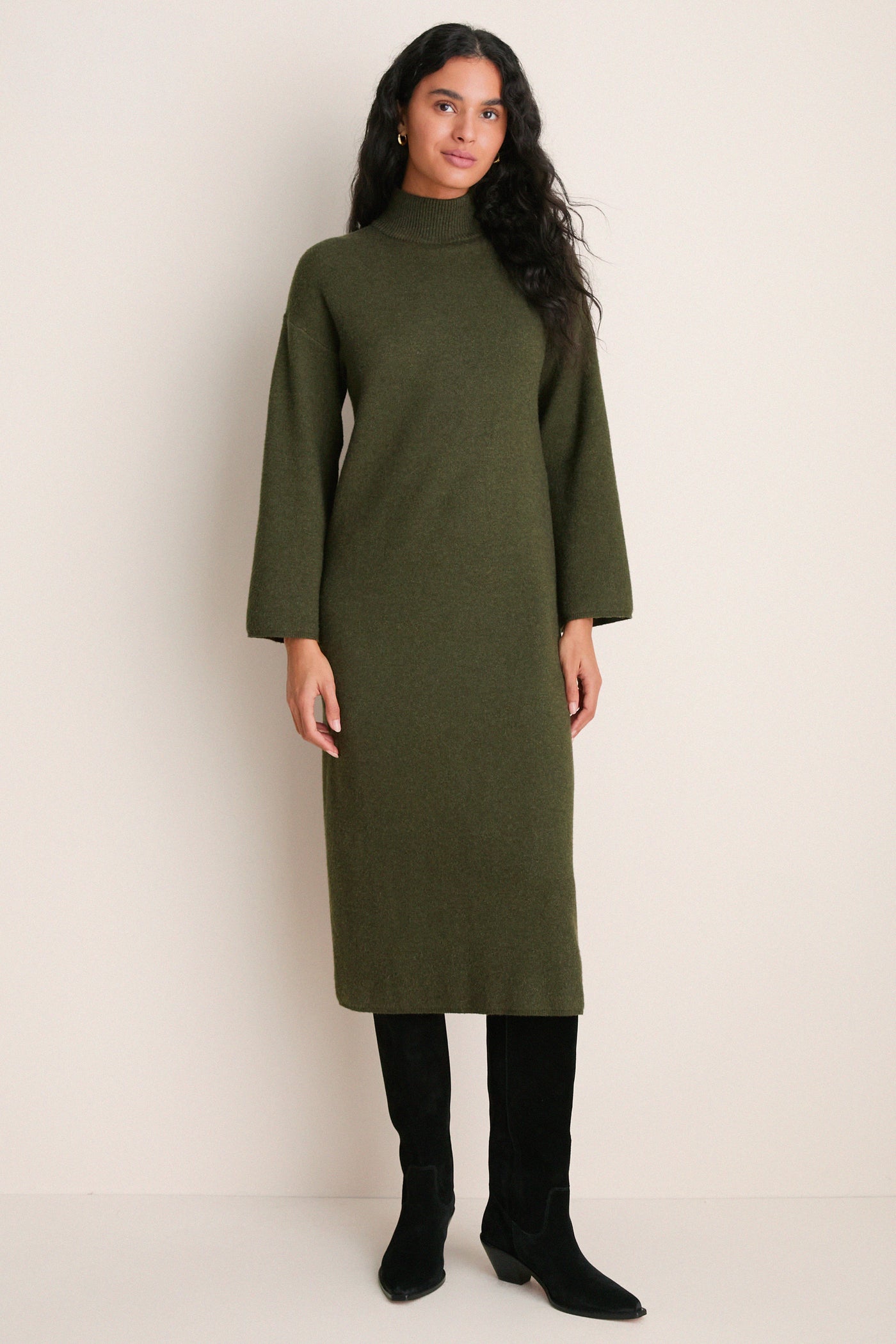 Olive Vivianne Midi Dress