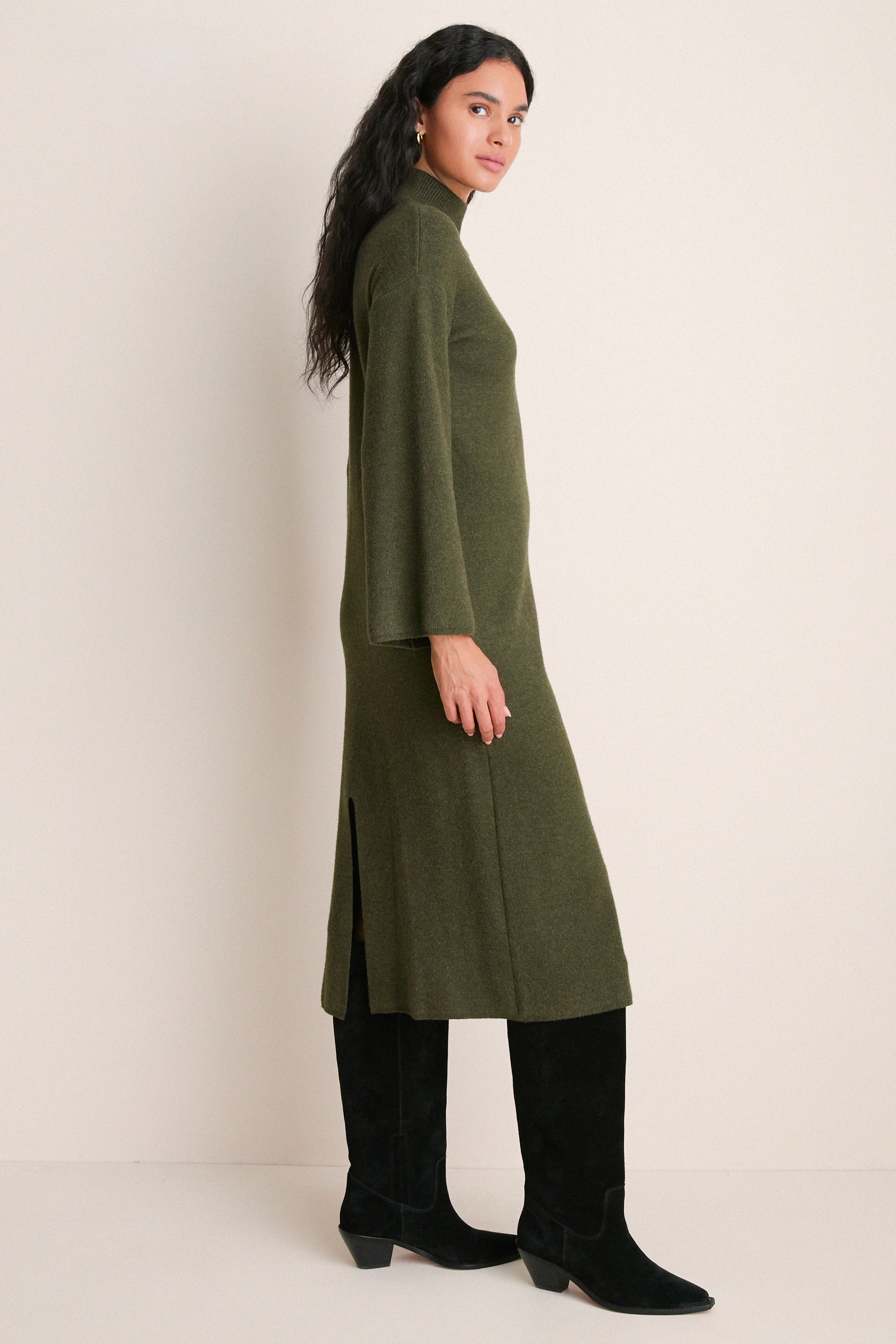 Olive Vivianne Midi Dress