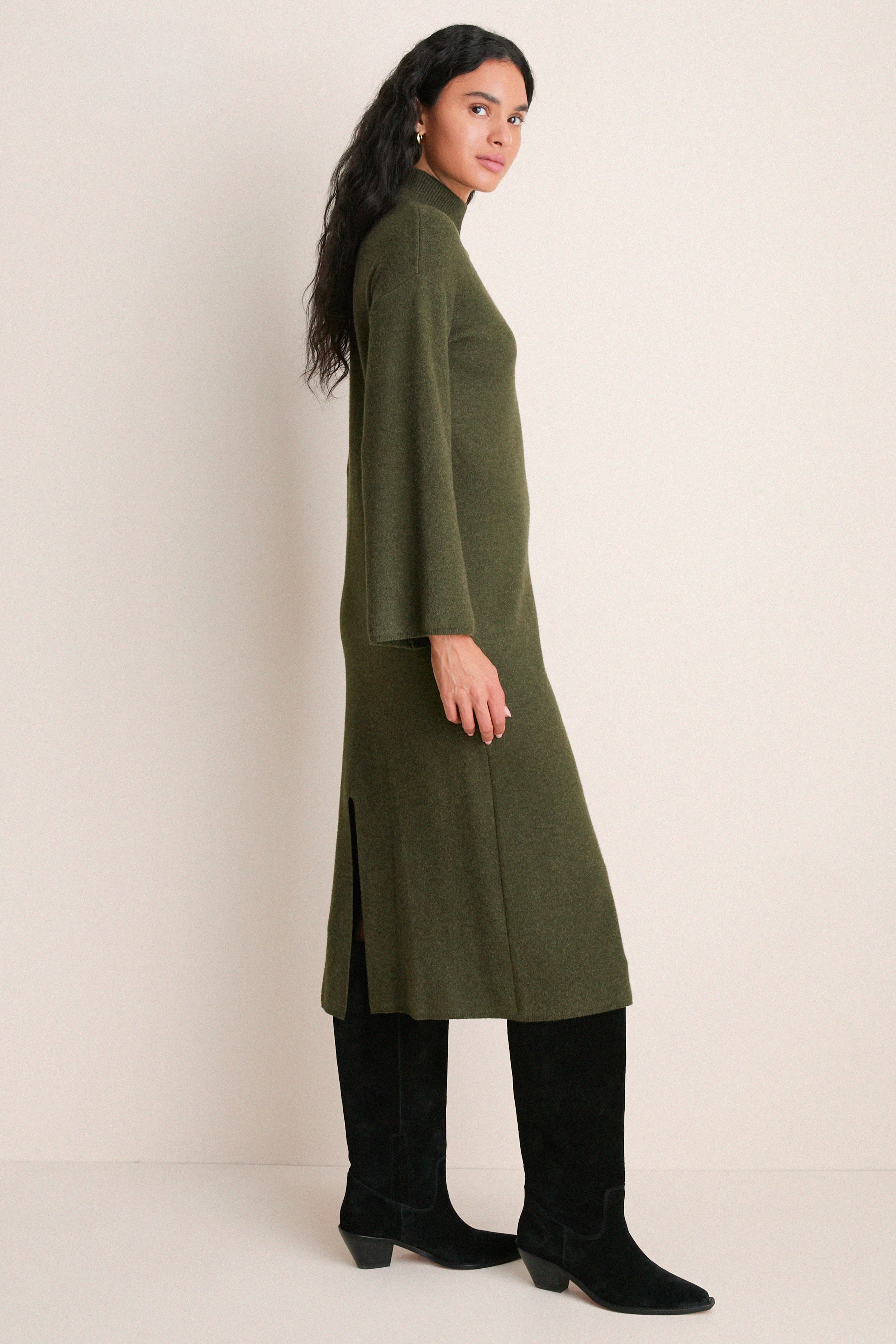 Olive Vivianne Midi Dress