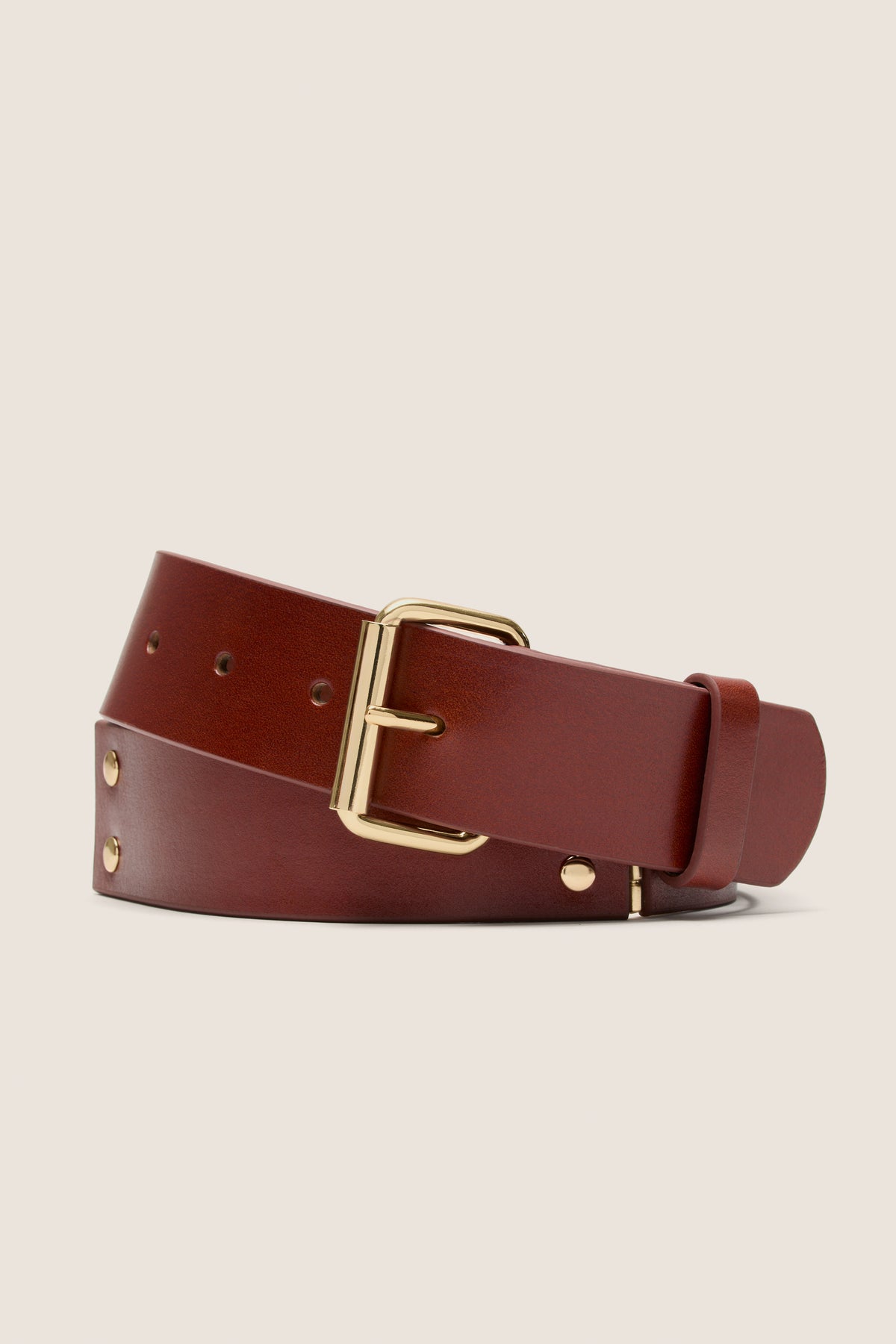Dark Tan Hinge Belt