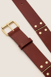 Dark Tan Hinge Belt