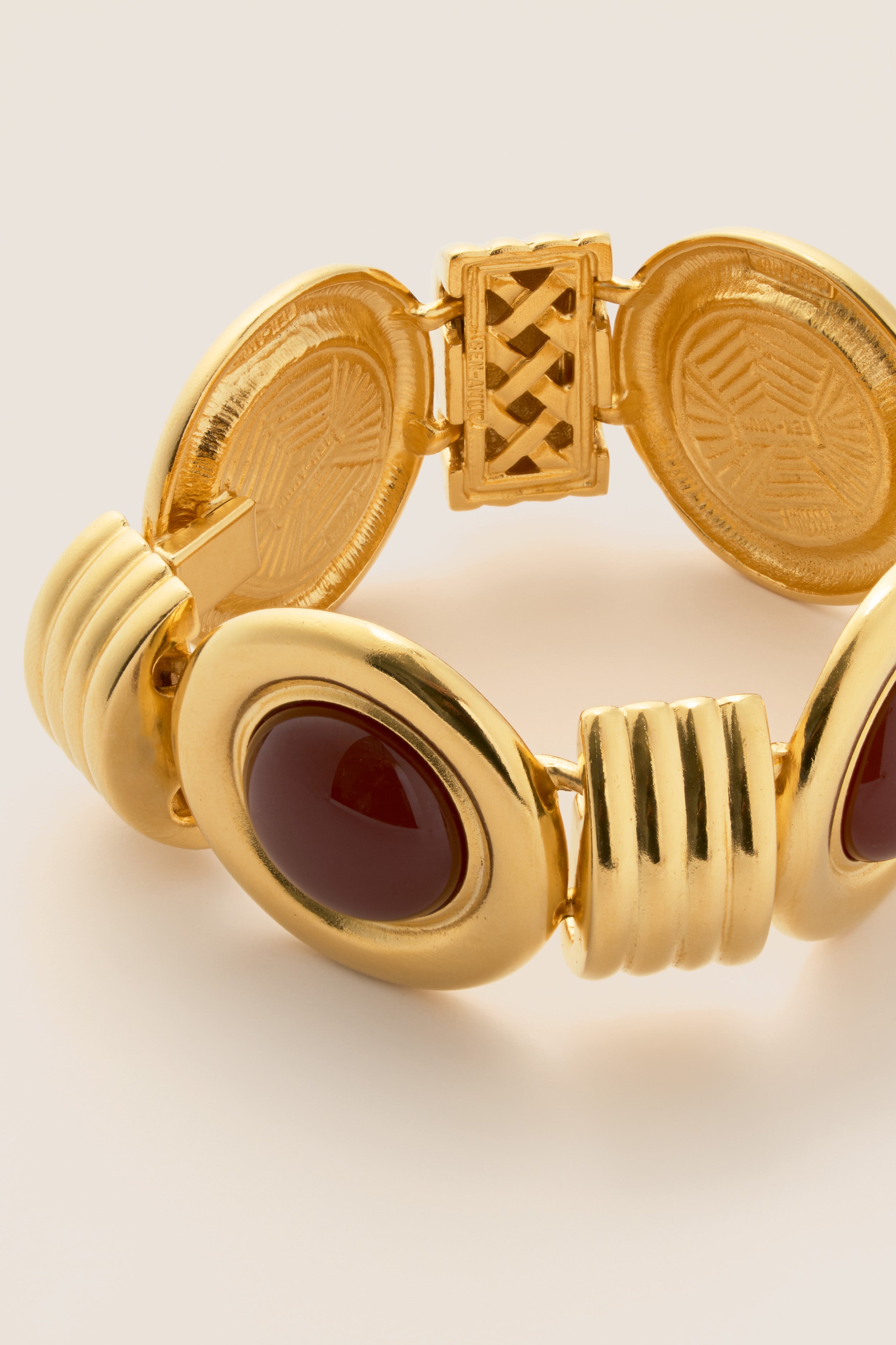 Burgundy Aaron Bracelet
