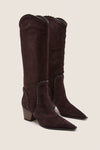 Dark Brown Victoria 60 Saddle Boots