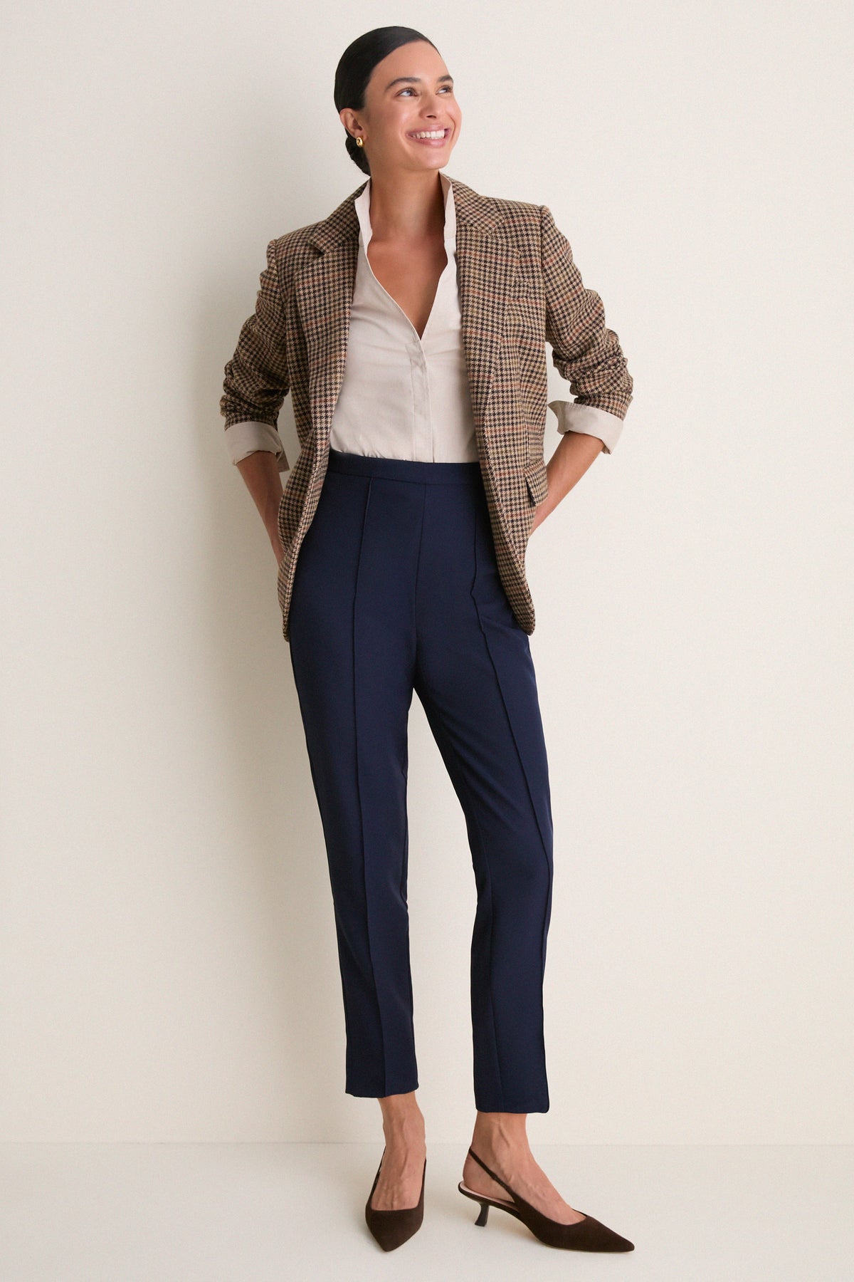 Navy Audrey Pants