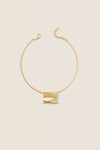 Gold Plated Carre Necklace