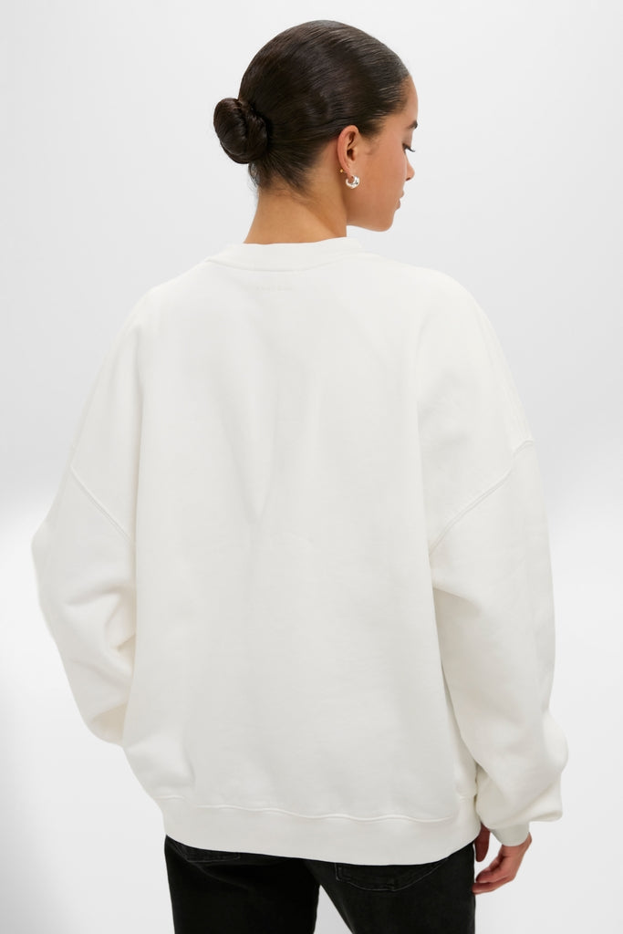 Off White Miles Letterman Sweatshirt