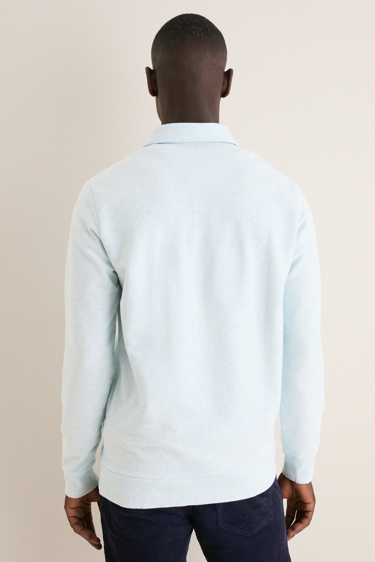 Heathered Ice Collared Sweatshirt
