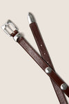 Sepia Aiden Studded Rugous Belt