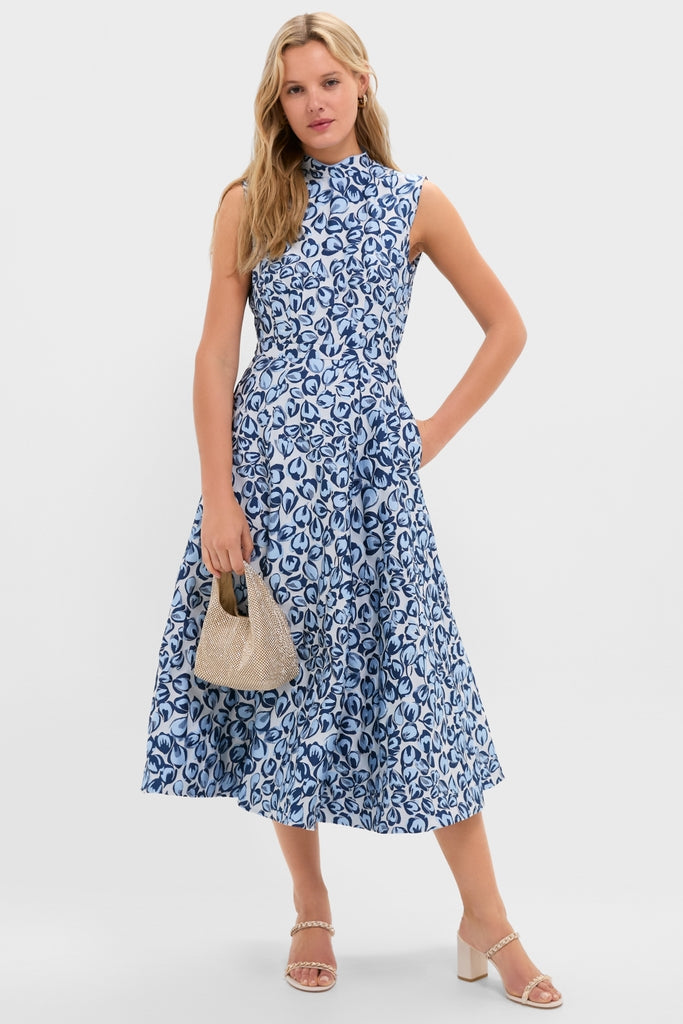 Linen Soluxe Crystal Slide Heels