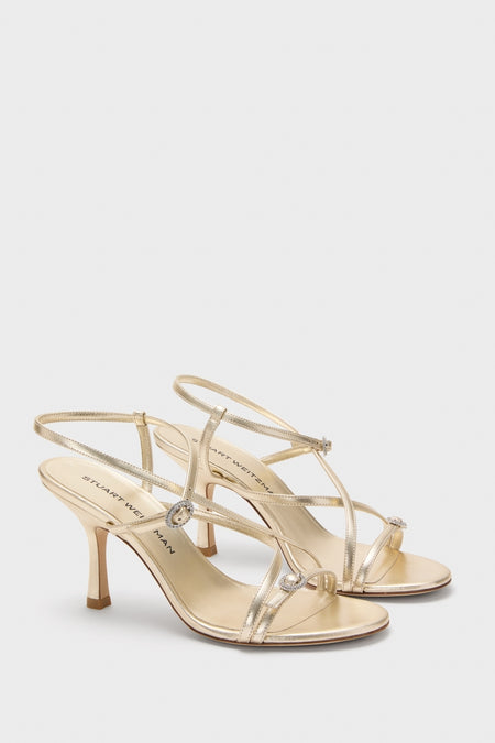 Light Gold Kensington Strappy 85 Sandals