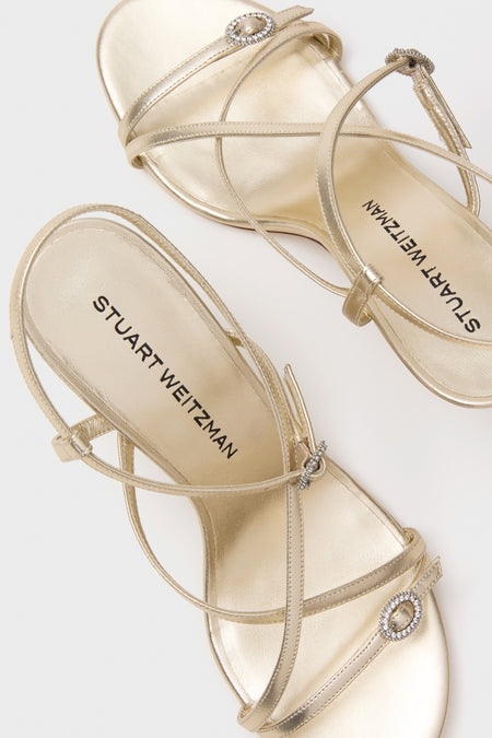 Light Gold Kensington Strappy 85 Sandals