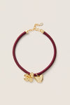Maroon Lelani Necklace