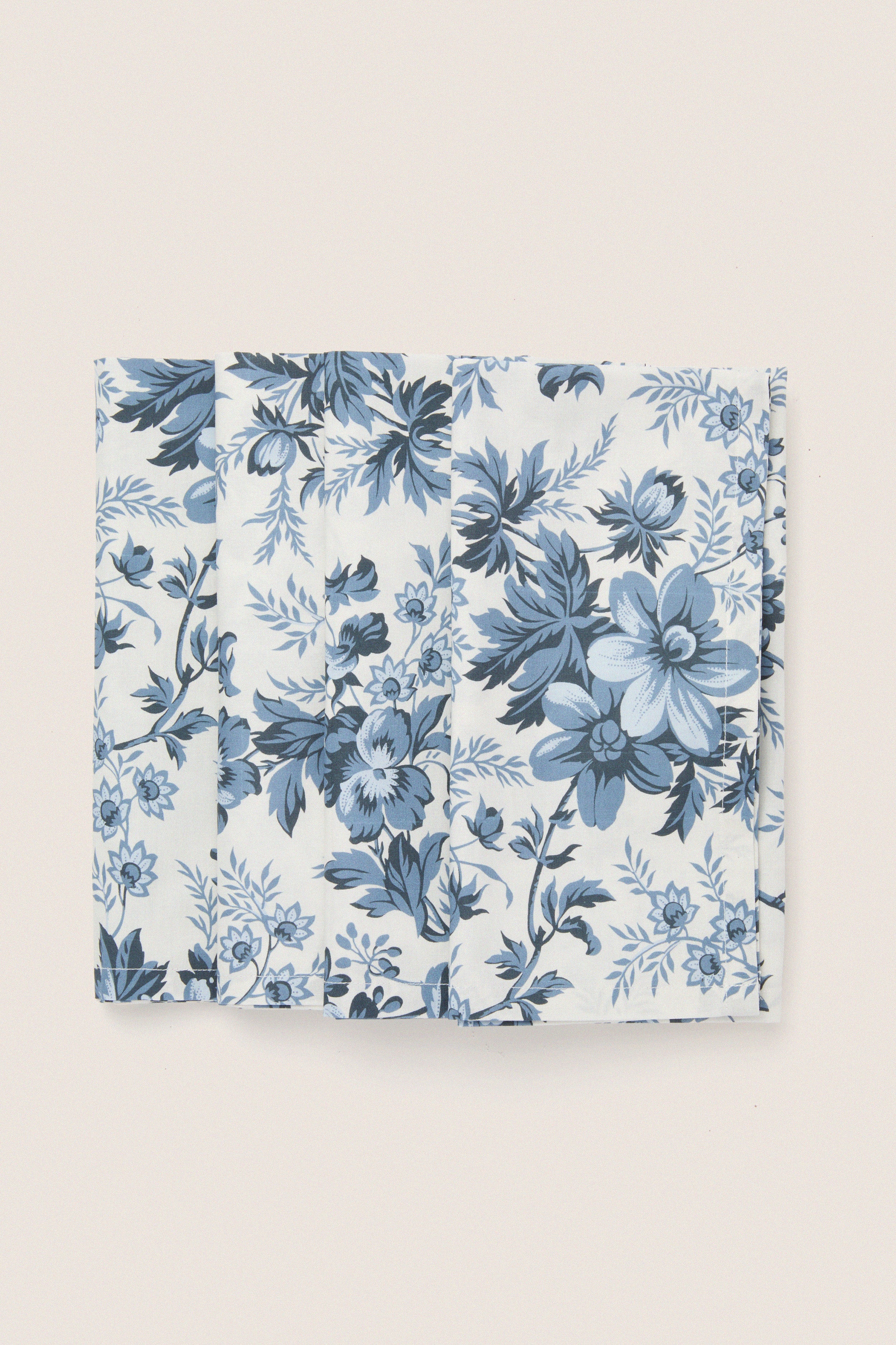 Delft Bloom Printed Napkins Set of 4