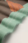 French Tassel Silk Cashmere Blend Large Scarf