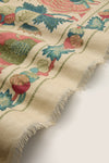 Garden Scrollwork Silk Cashmere Blend Large Scarf