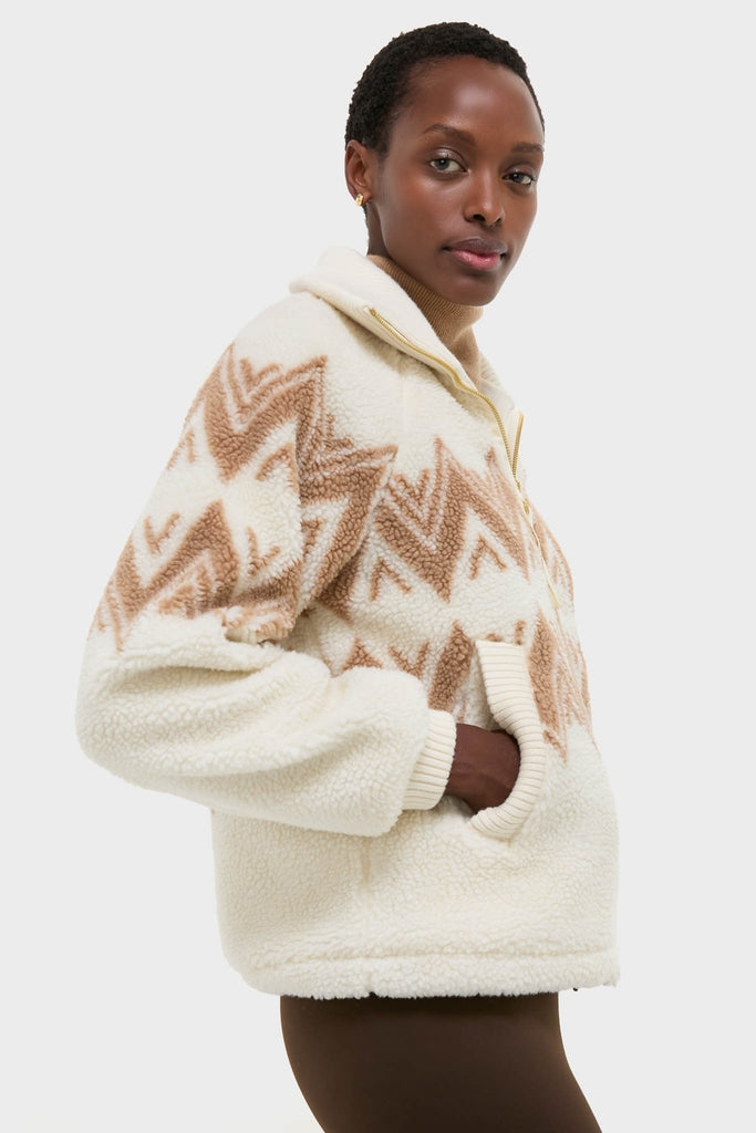 Egret Hendrik Half Zip Sherpa | Varley