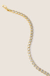 Gold Bezel Tennis Bracelet