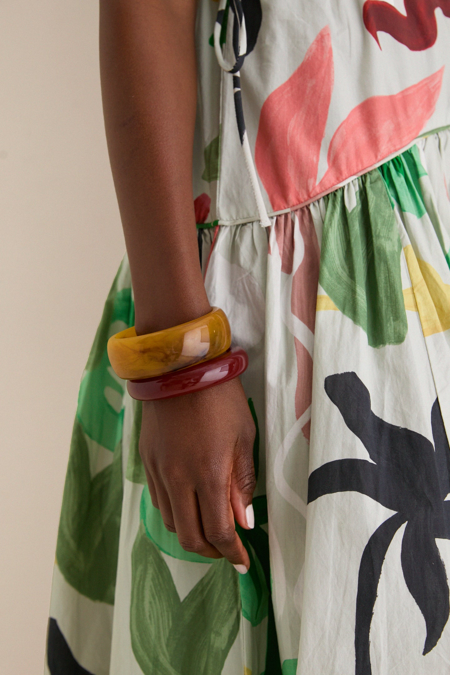 Oxblood and Tortoise Rita Bangle Set
