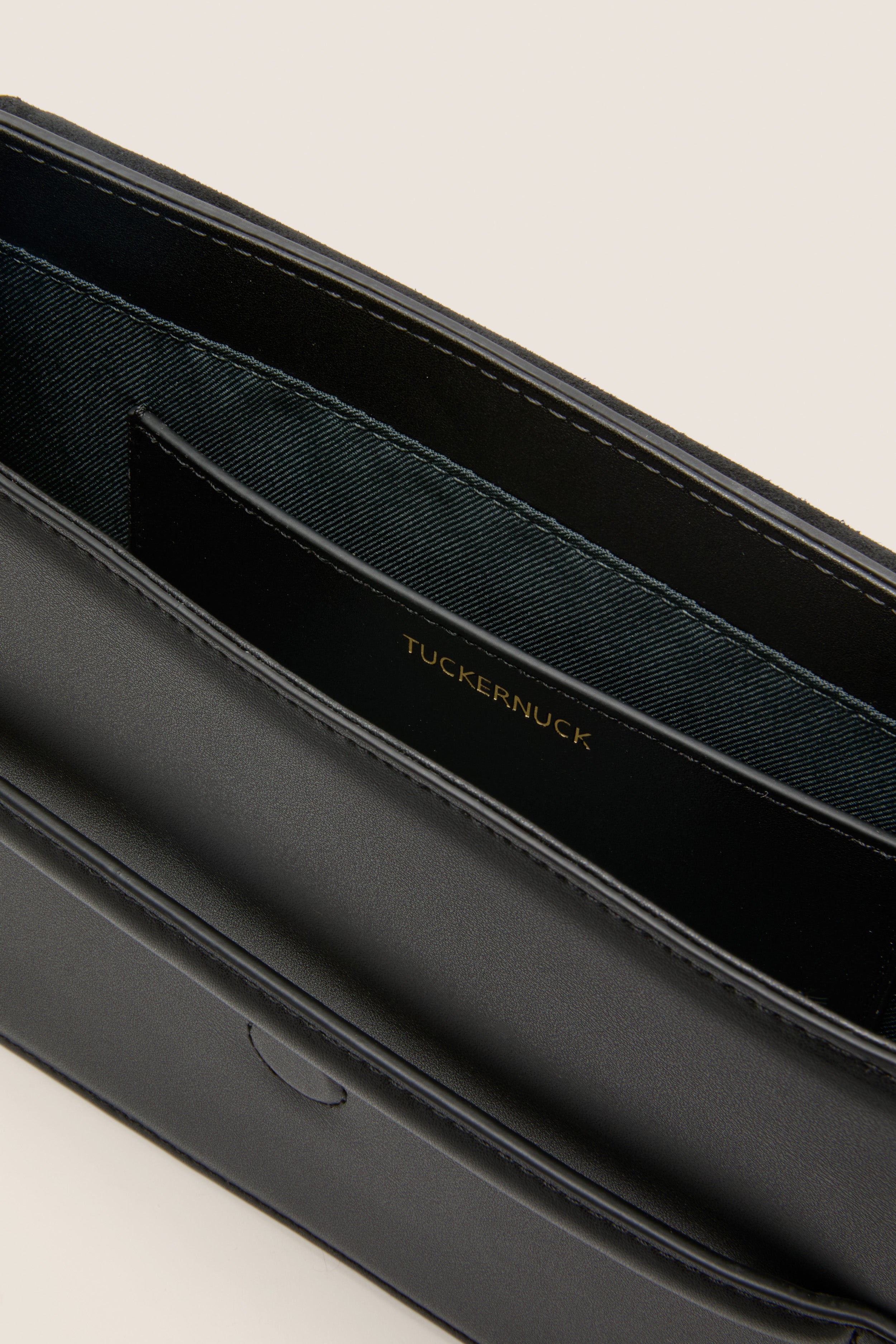 Black Leather Stevie Crossbody