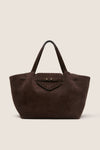 Espresso Suede Blaine Tote