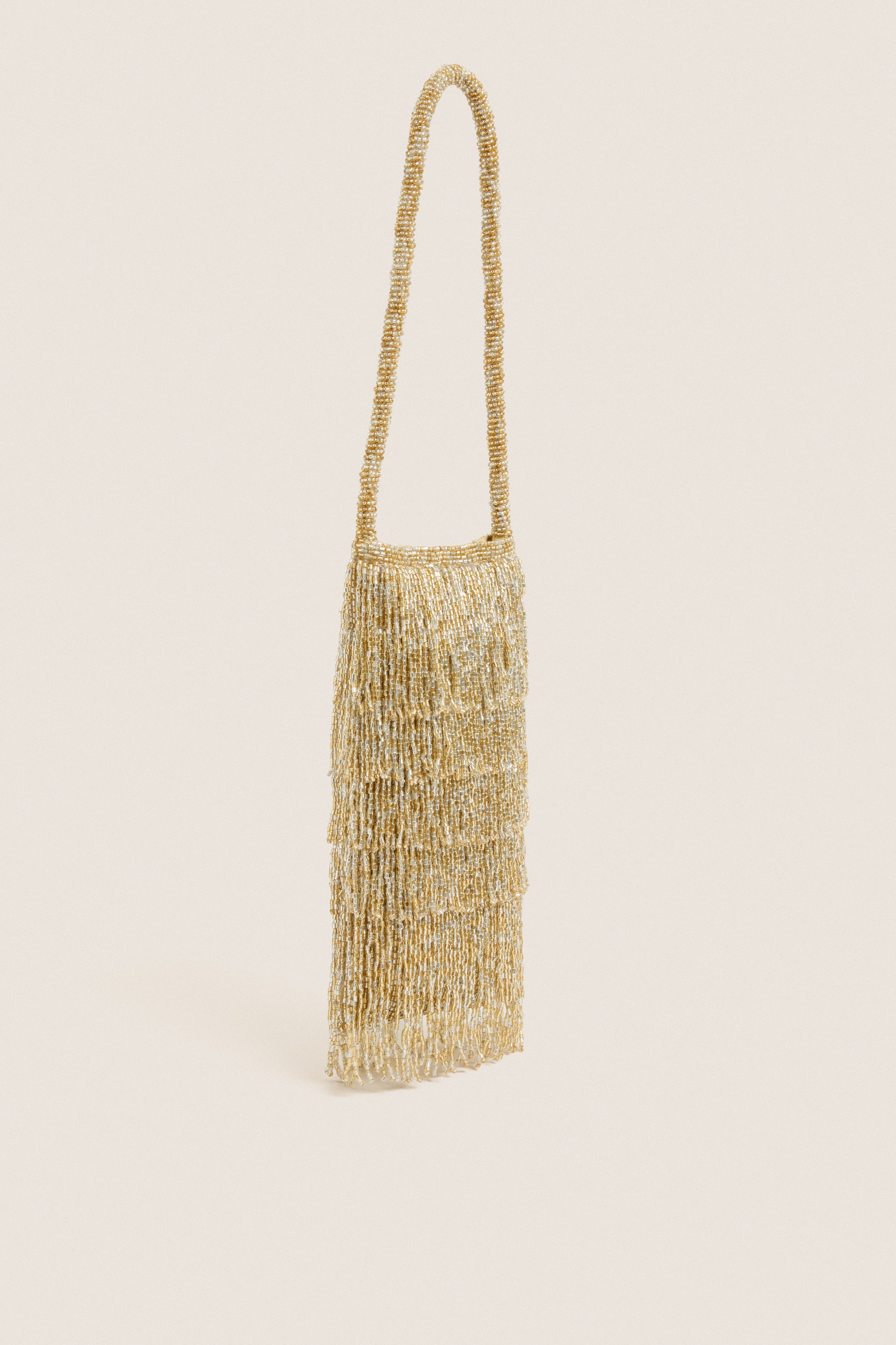 Gold Beaded Josephine Mini Bag