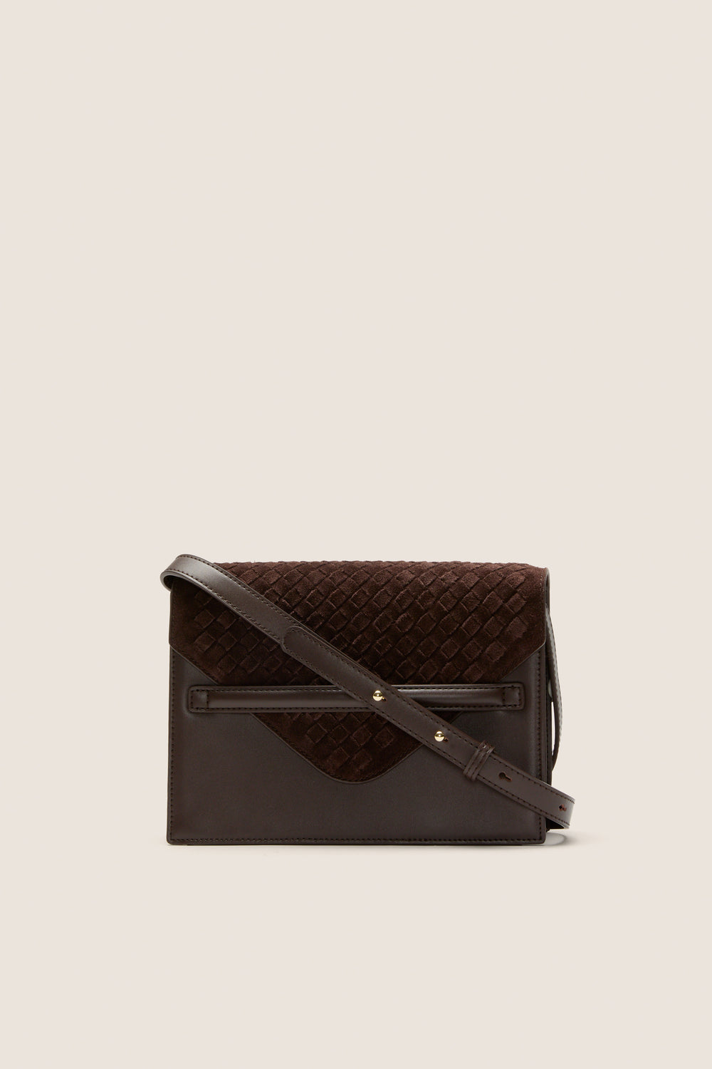 Brown Leather Stevie Crossbody