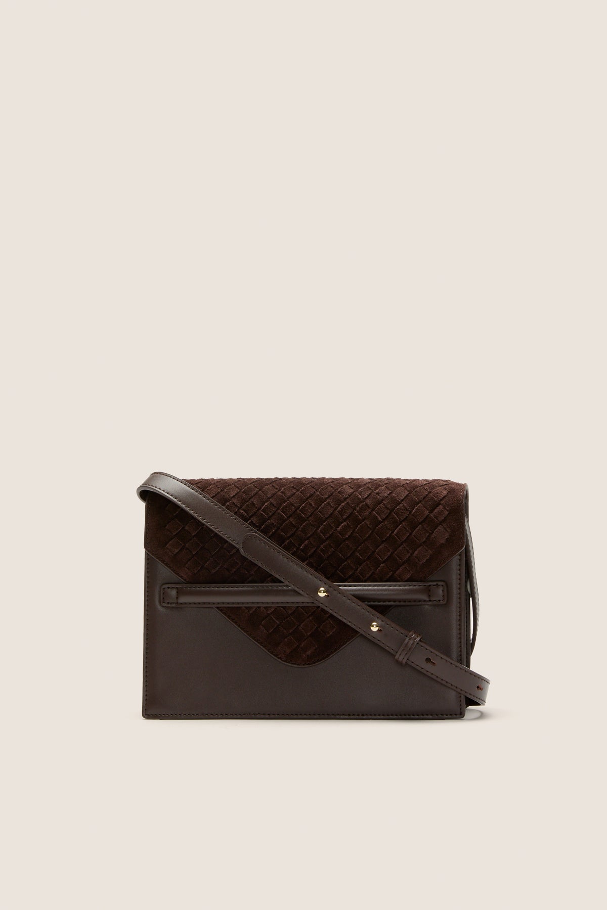 Brown Leather Stevie Crossbody