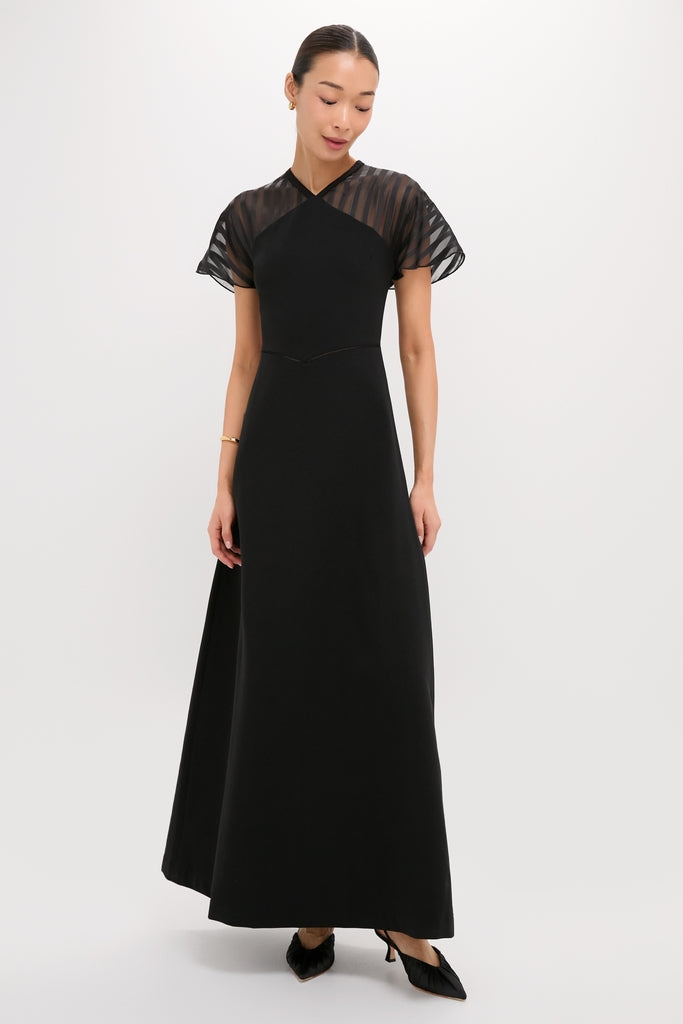 Tuckernuck Black Crepe Annelise Dress Black / 2