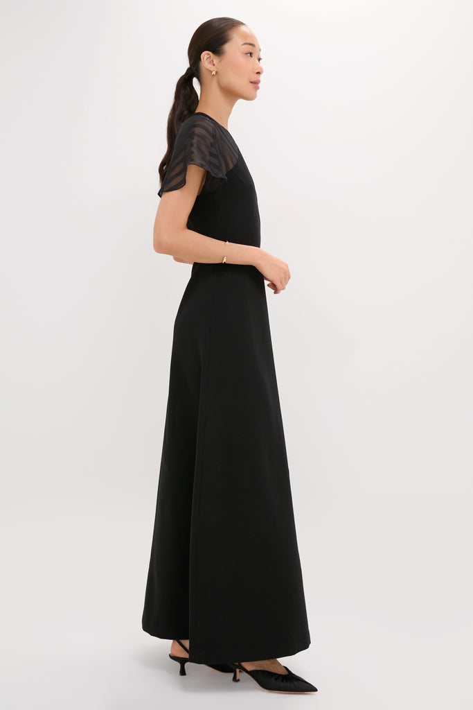 Black Crepe Annelise Dress | Tuckernuck