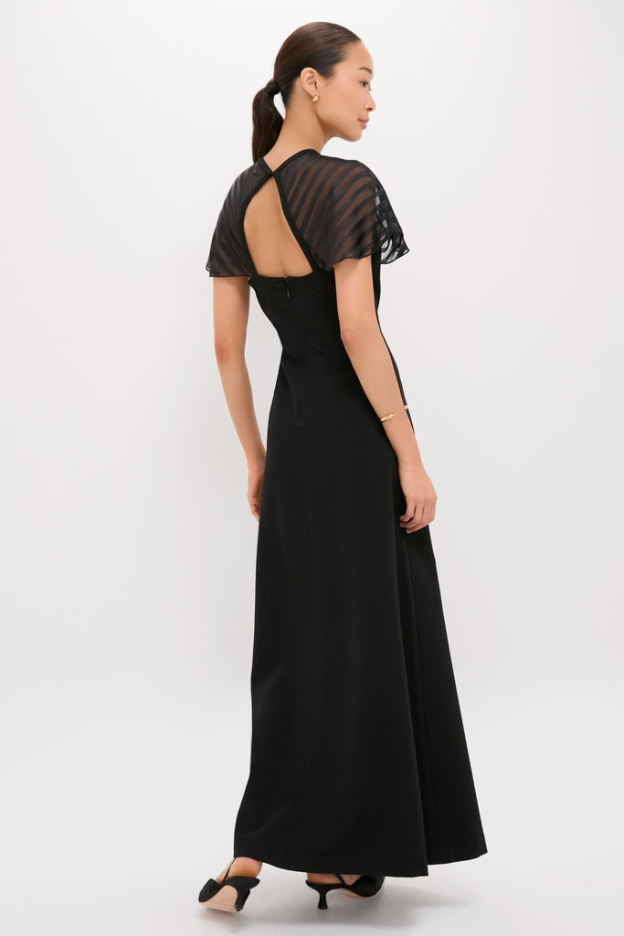 Tuckernuck Black Crepe Annelise Dress Black / 2 Tuckernuck Black Crepe Annelise Dress Black / 2