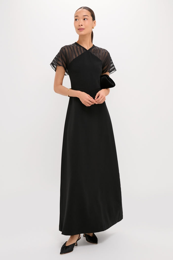 Tuckernuck Black Crepe Annelise Dress Black / 2
