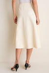 Cream Boucle Nicolette Skirt