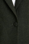 Hunter Green Tweed Herringbone Leo Blazer