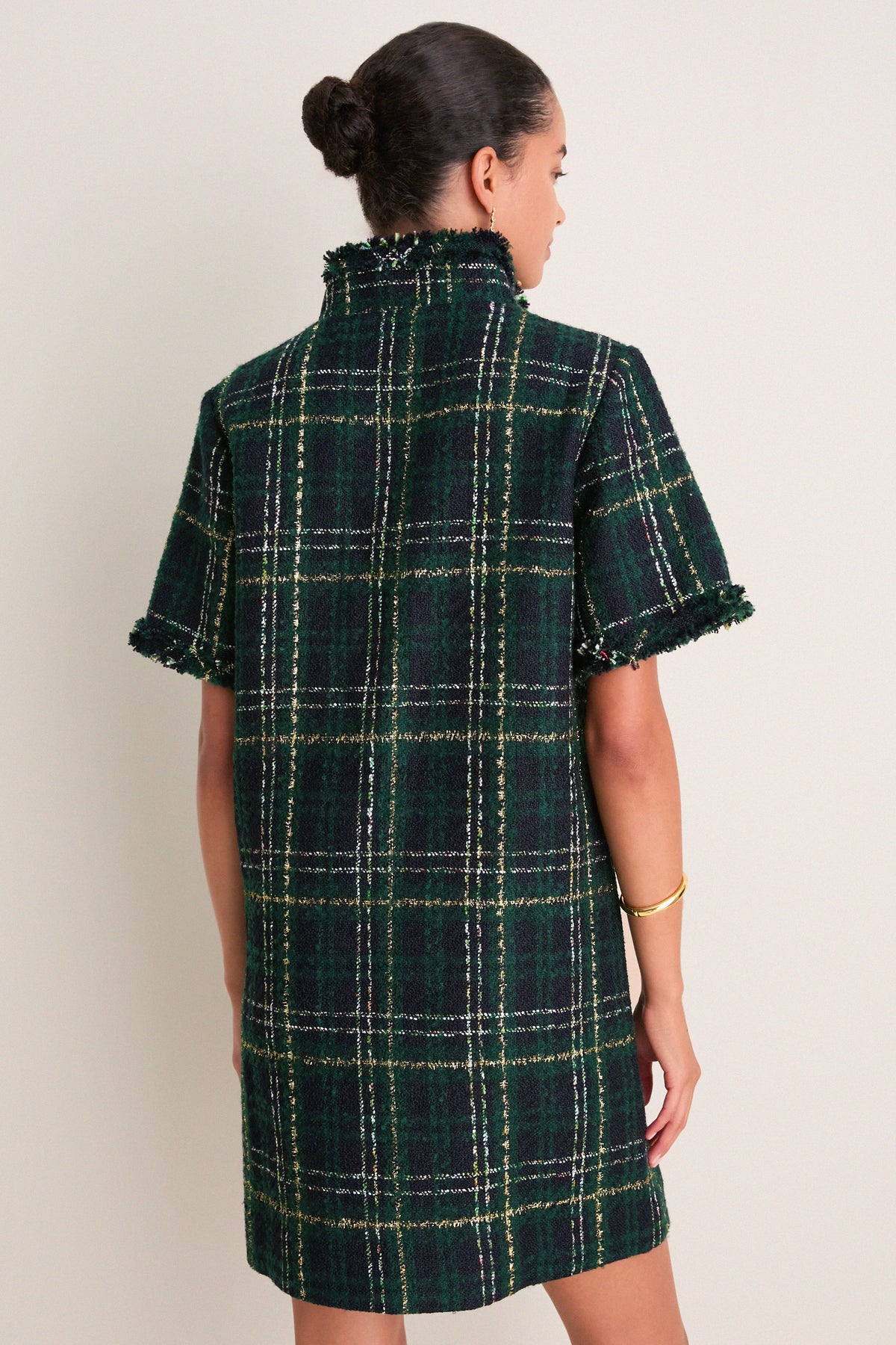 Green Tweed Ophelia Dress