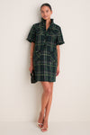 Green Tweed Ophelia Dress