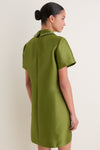 Green Embellished Aurelie Shift Dress