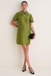 Green Embellished Aurelie Shift Dress