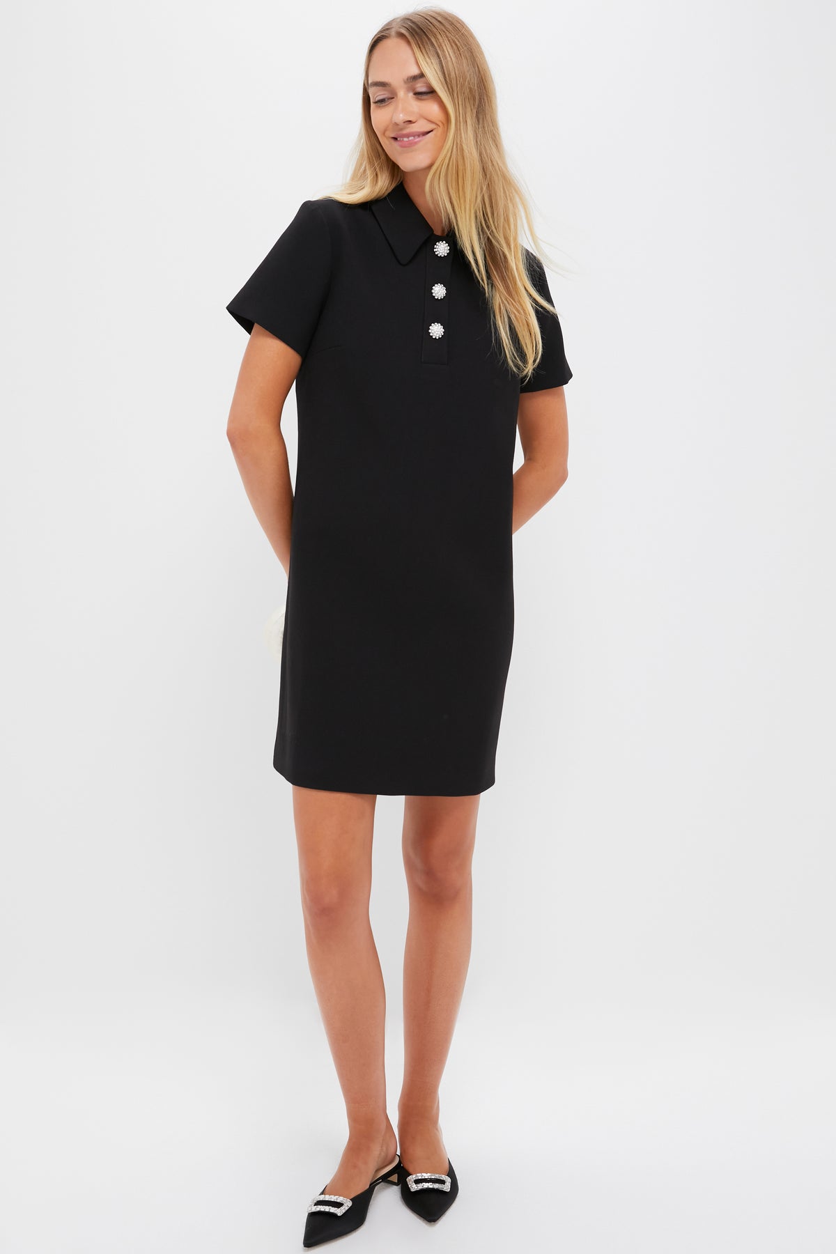 Black Crepe Helen Dress