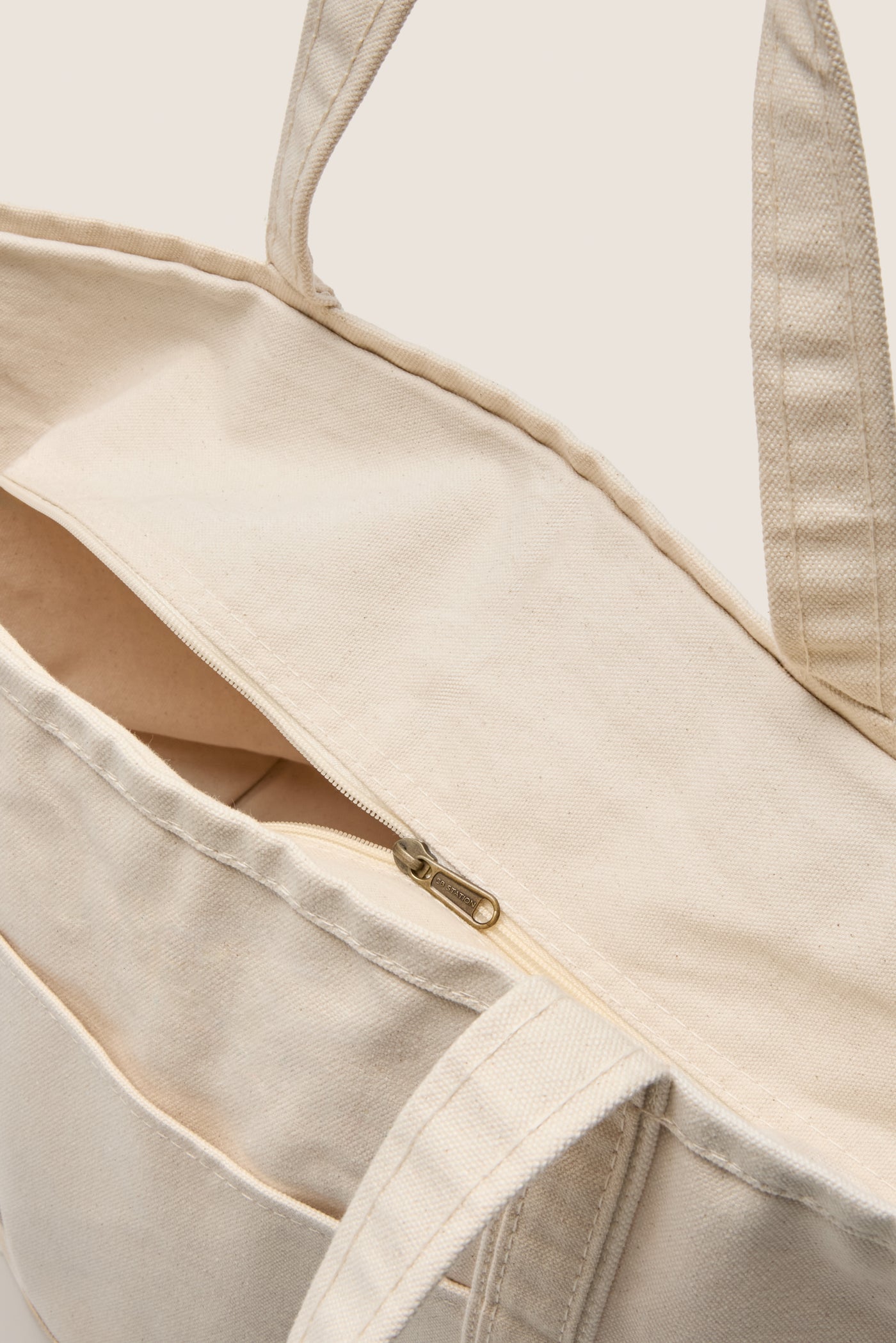 Natural Large Canvas Tote