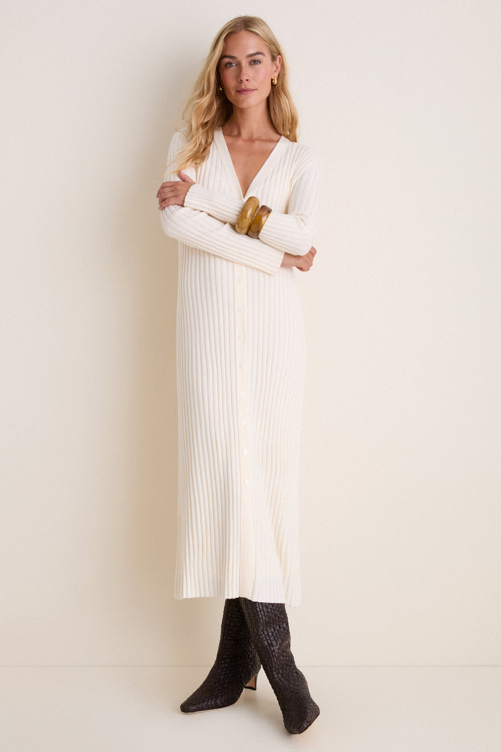 Ivory Callum Sweater Dress