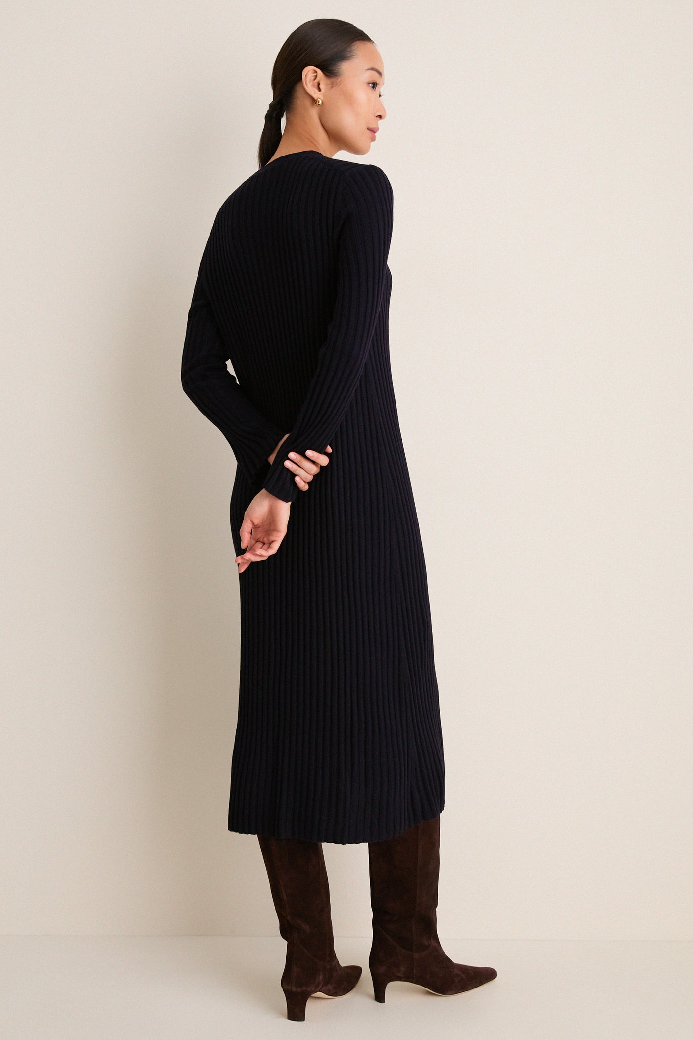 Navy Callum Sweater Dress
