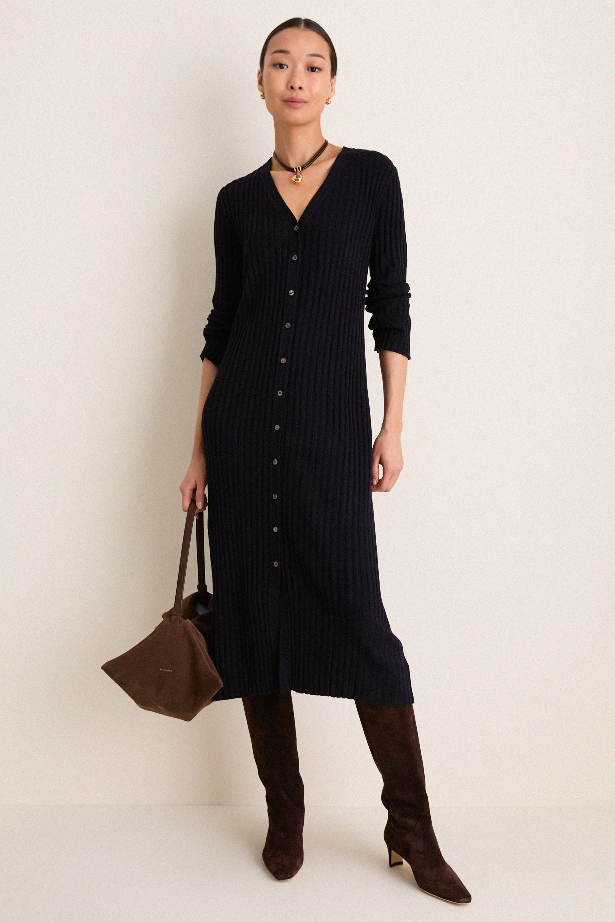 Navy Callum Sweater Dress | Tuckernuck