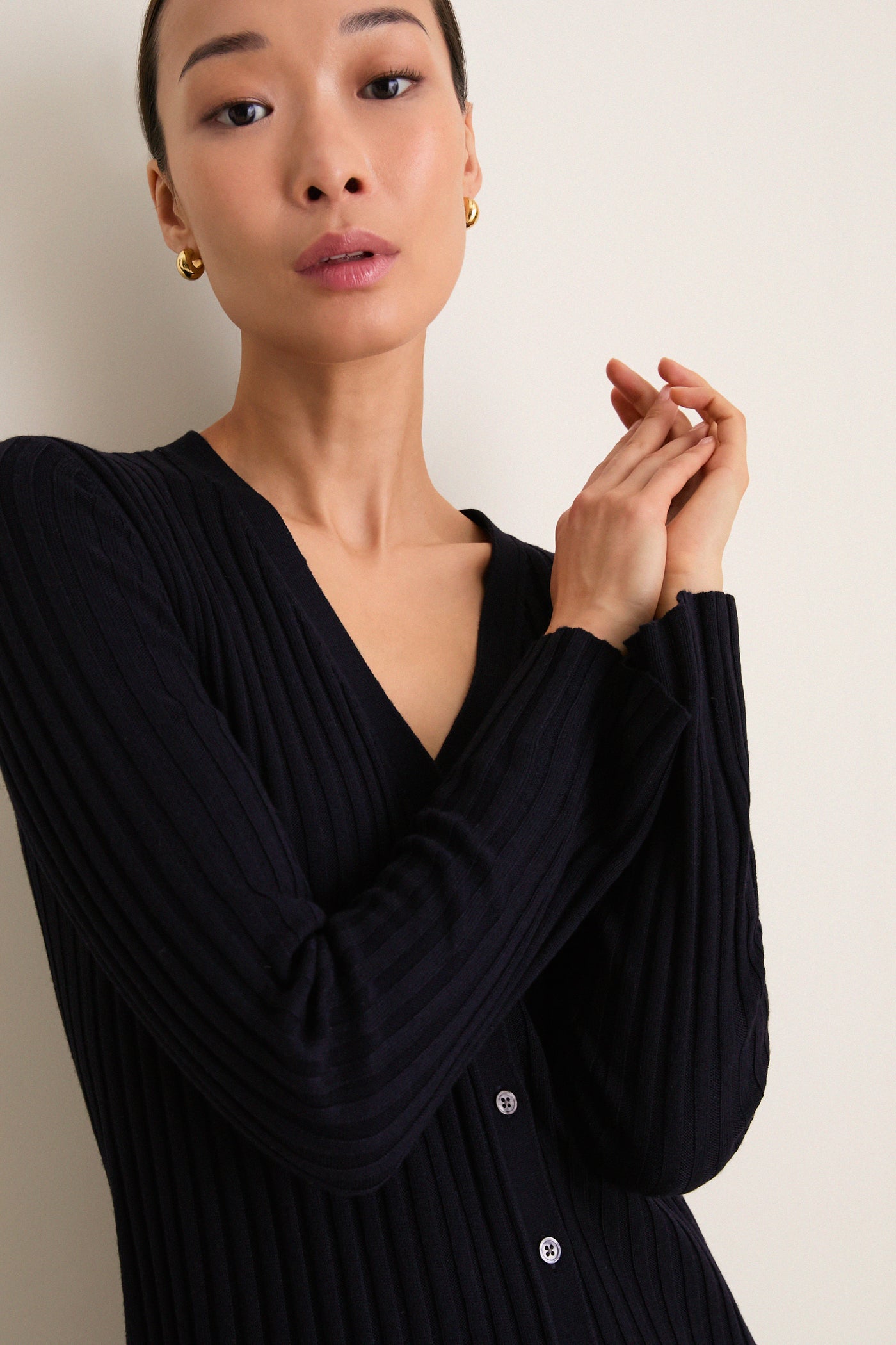 Navy Callum Sweater Dress