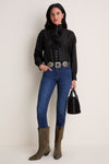 Dark Olive Suede Wilson Cowboy Boots