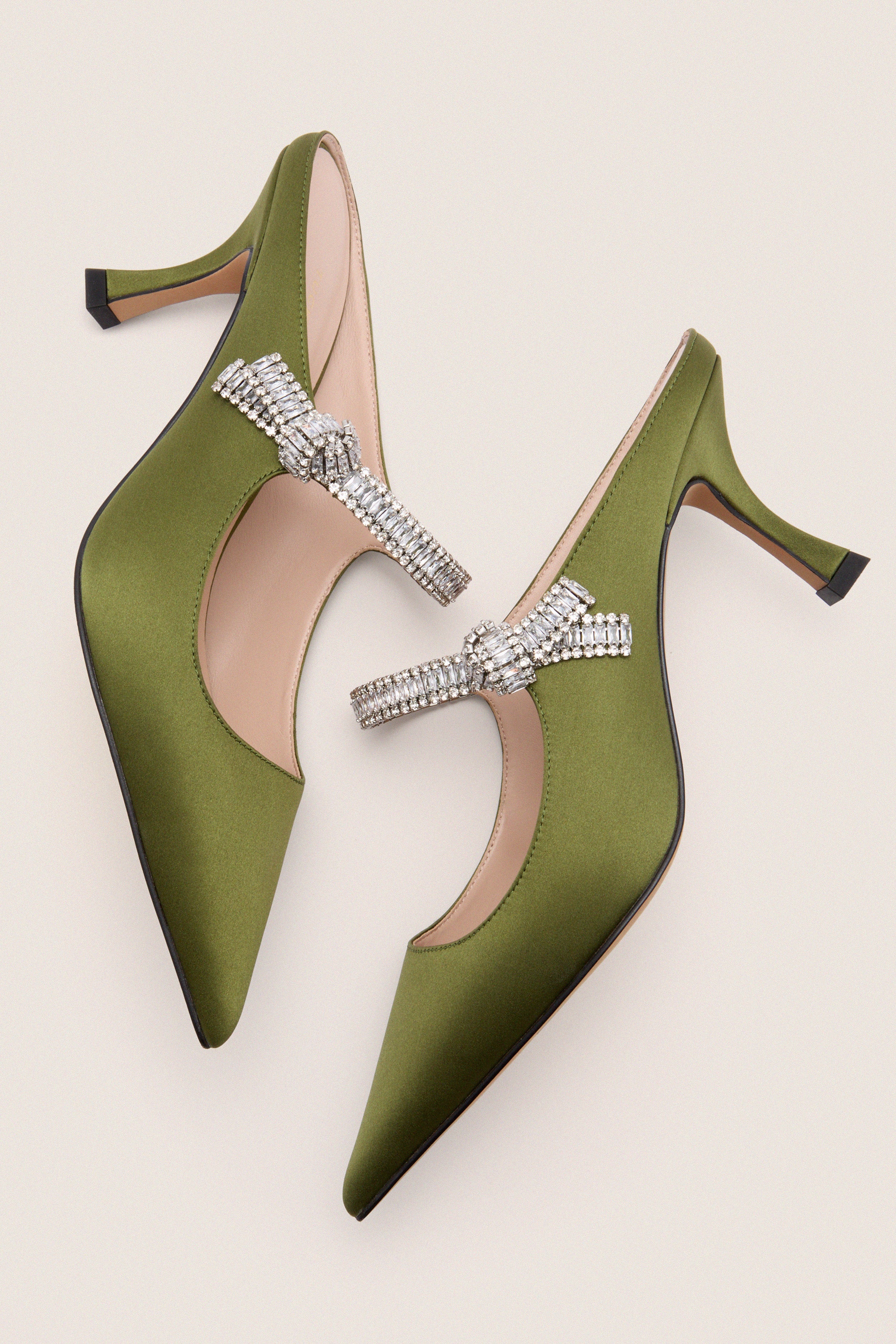 Fern Satin Mae Heels