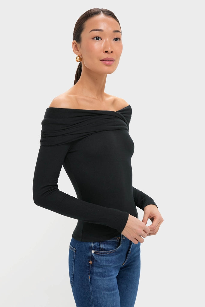 Noir Lyra Off Shoulder Top
