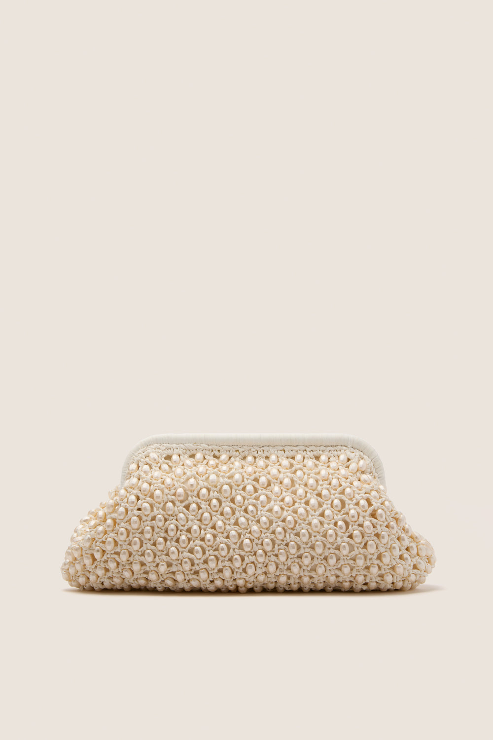 White Perola Clutch